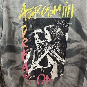 Aerosmith Gray “Dream On” Sweatshirt by Goodie two Sleeves